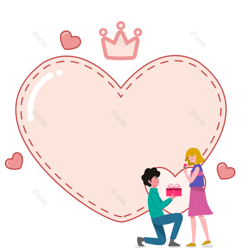 边框图片,元素元素,520PNG,浪漫边框免抠素材